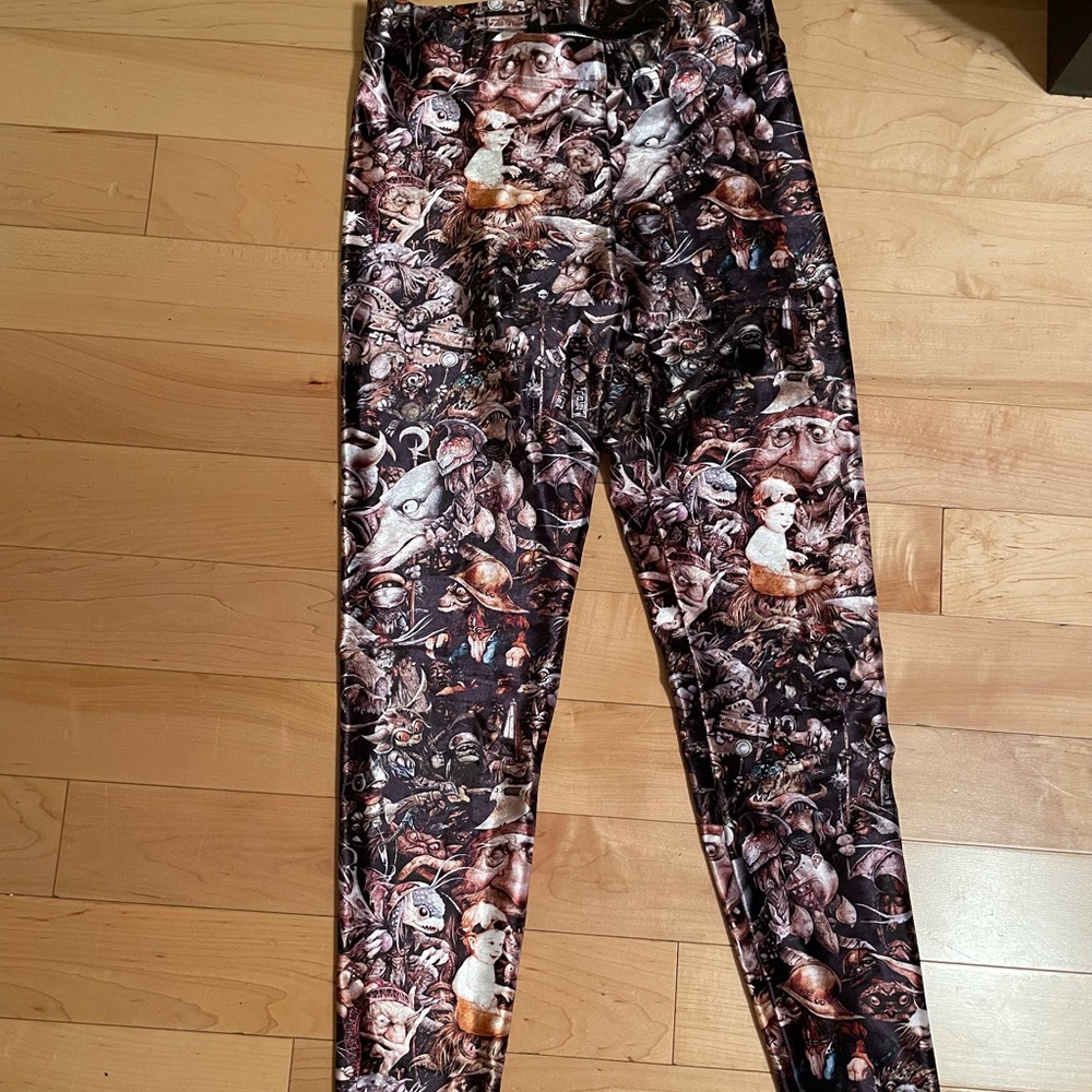BLACKMILK LEGGINGS Labyrinth Golbin velvet